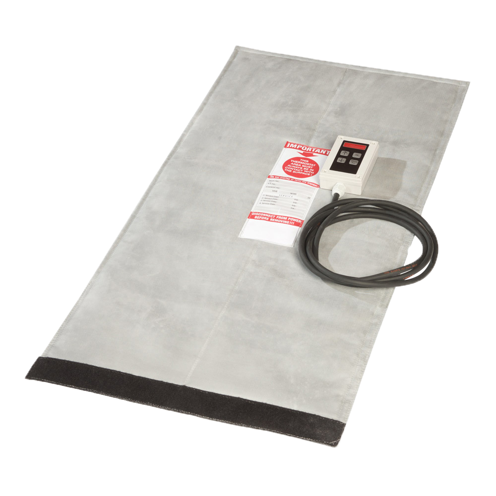 Ultraheat 230V 1140W, 2000x500mm, PS couverture de chauffage en silicone avec régulateur numérique réglable (0-120ºC (32-248ºF))