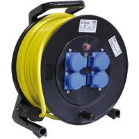 50m TKW Special rubber cable drum - TKW PURFLEX®/HF VDE 3G1,5mm², Colour: yellow