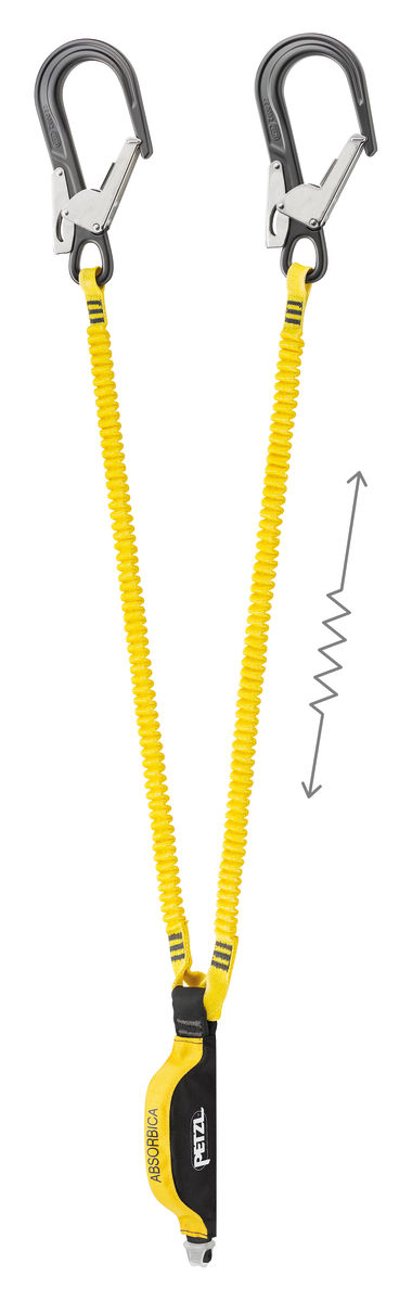 ABSORBICA-Y MGO Europäische Version L014CA01 Vertikale Aktivitäten LANYARD ABSORBICA-Y FLEX MGO EUR 150CM