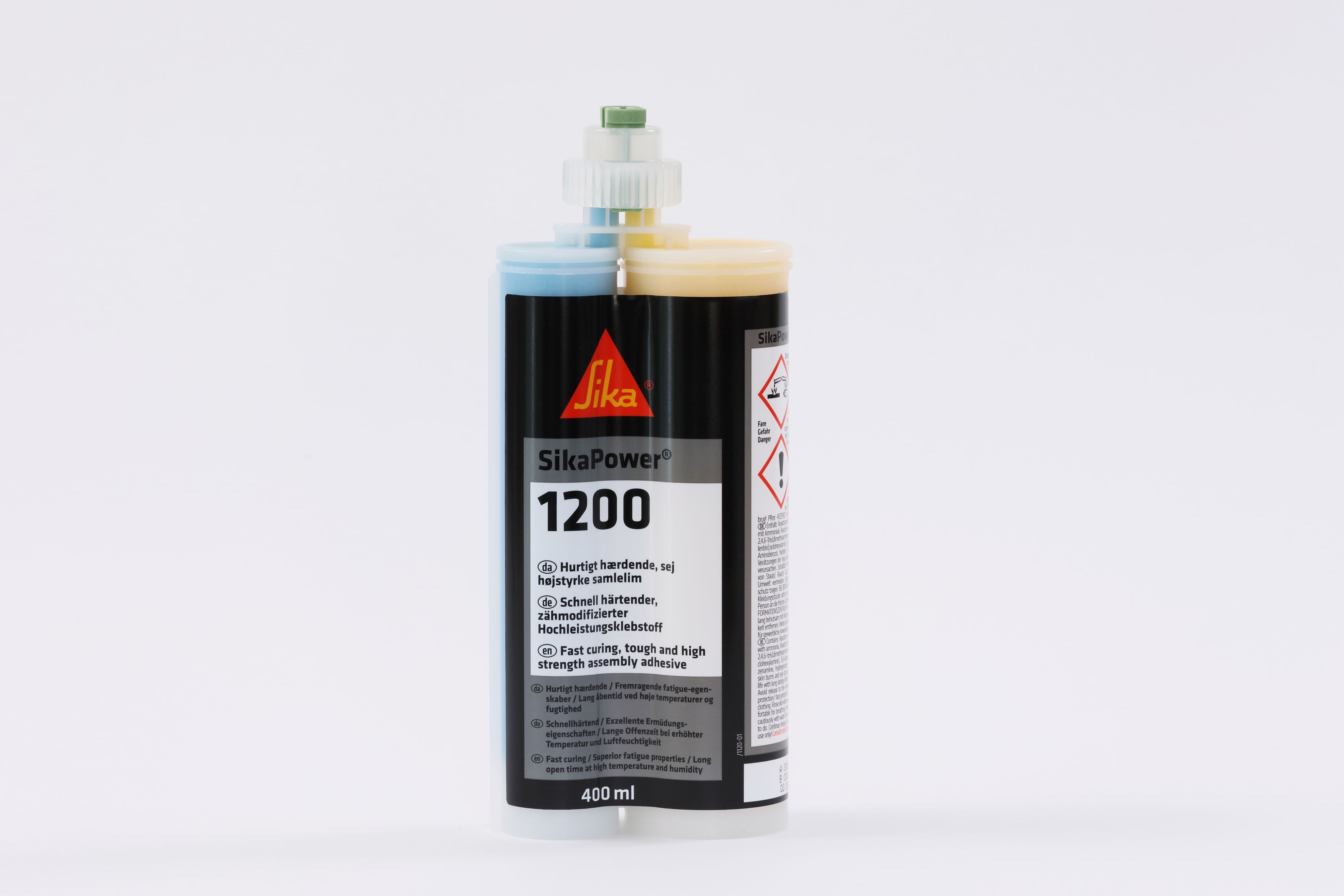 SikaPower-1200 (A+B) double cartridge 400 ml, epoxy adhesive