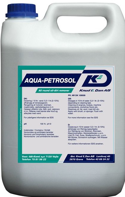 Cleaning Fluid AQUA-PETROSOL  5 ltr. can, A9B10023123