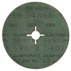 3M Cubitron II Fibre Disc 987C, 178 mm x 22 mm, 60+, Slotted