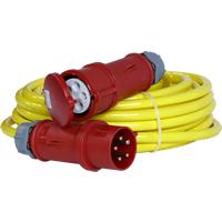 25m extension - TKW PURFLEX®/HF  VDE 5G2,5mm², Colour: yellow