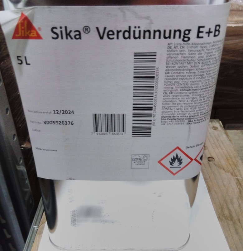 Sika Thinner E+B, 5 Ltr.