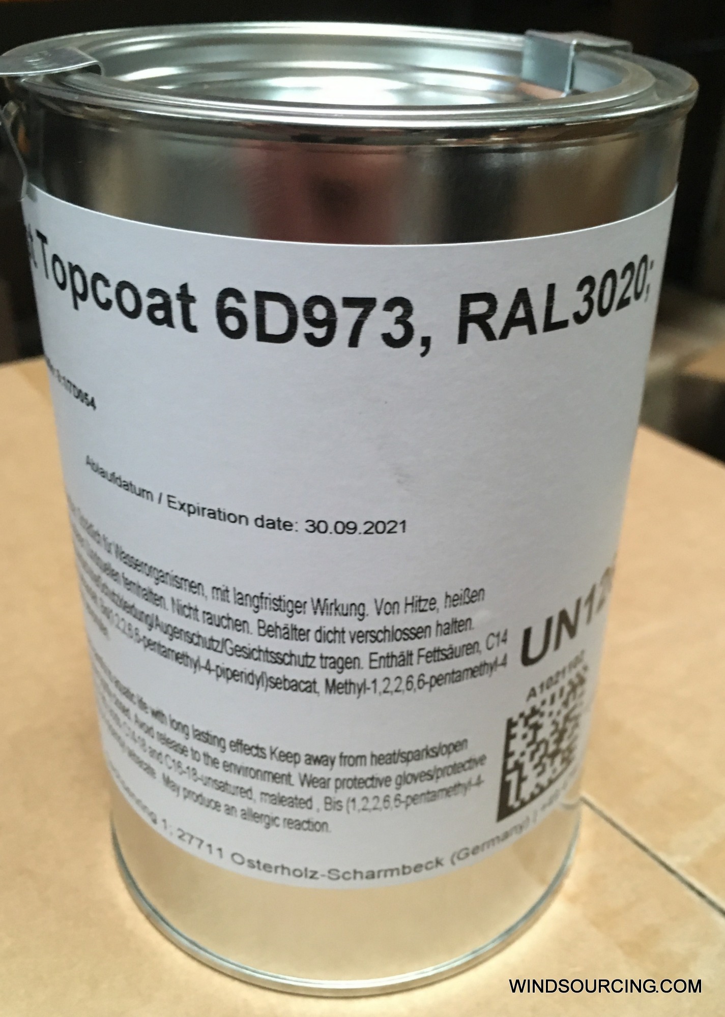 Bergolin Superplast Topcoat 6D973, RAL 3020, 1 kg