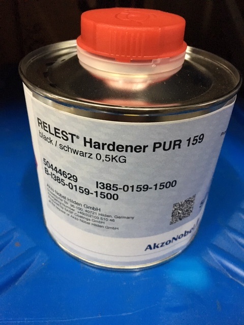 RELEST Hardener PUR 159, Schwarz, Härter, 1 kg