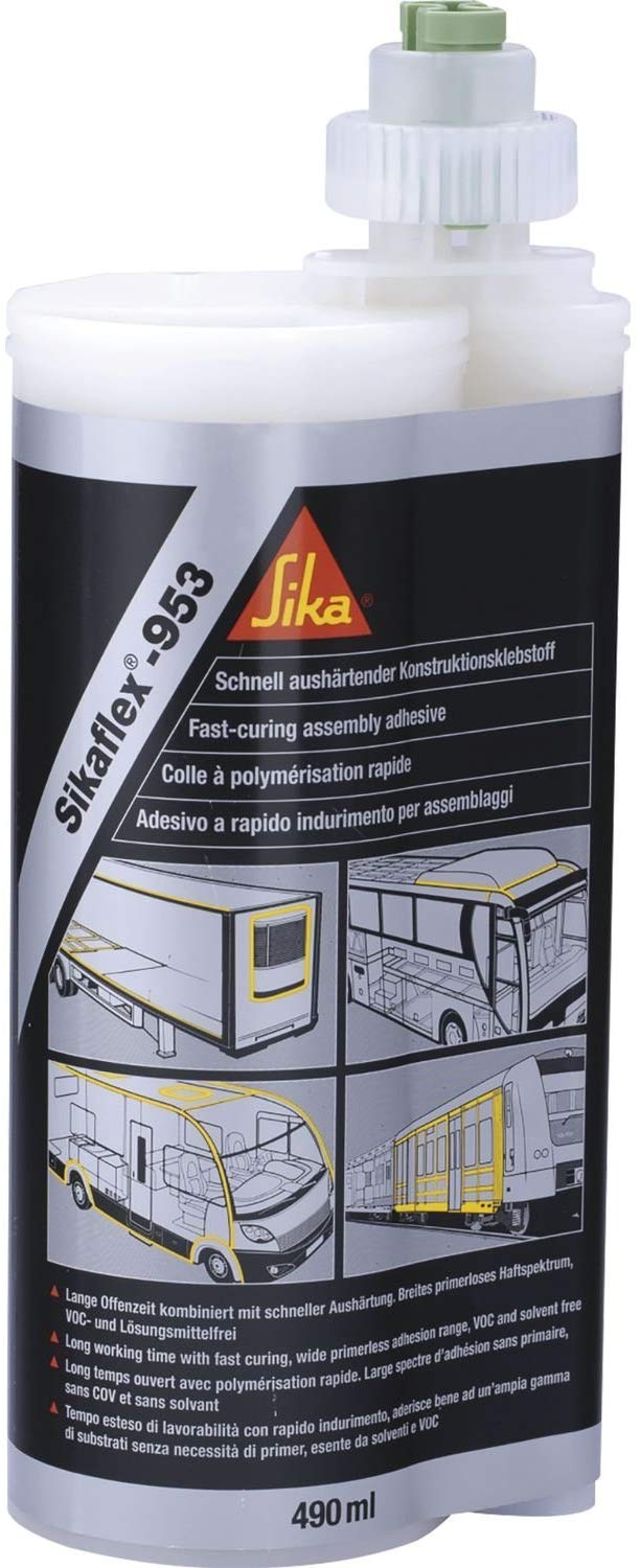 Sikaflex 953 L30, 490 ml Kartusche inkl. Mischdüse, Montageklebstoff