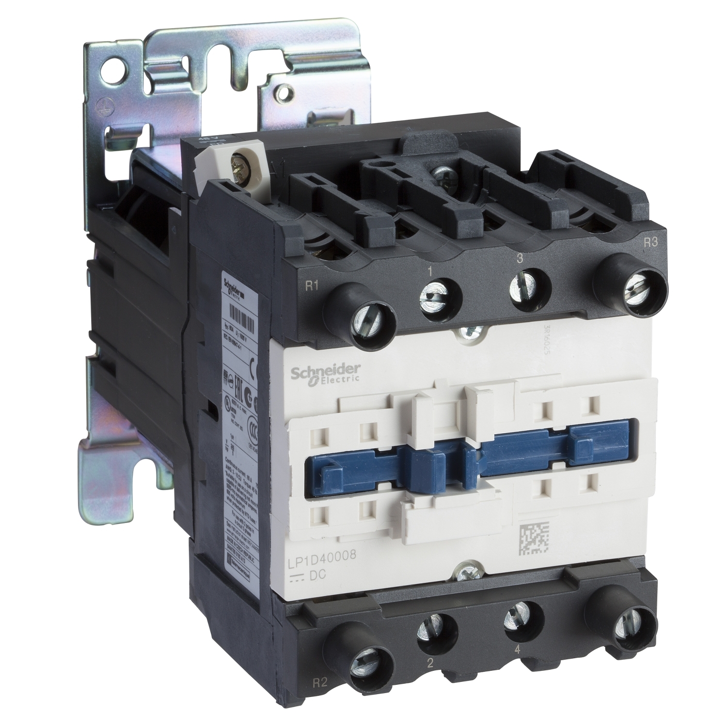 Schneider Electric Contactor 4P 65A 24VDC, LP1D65004BD