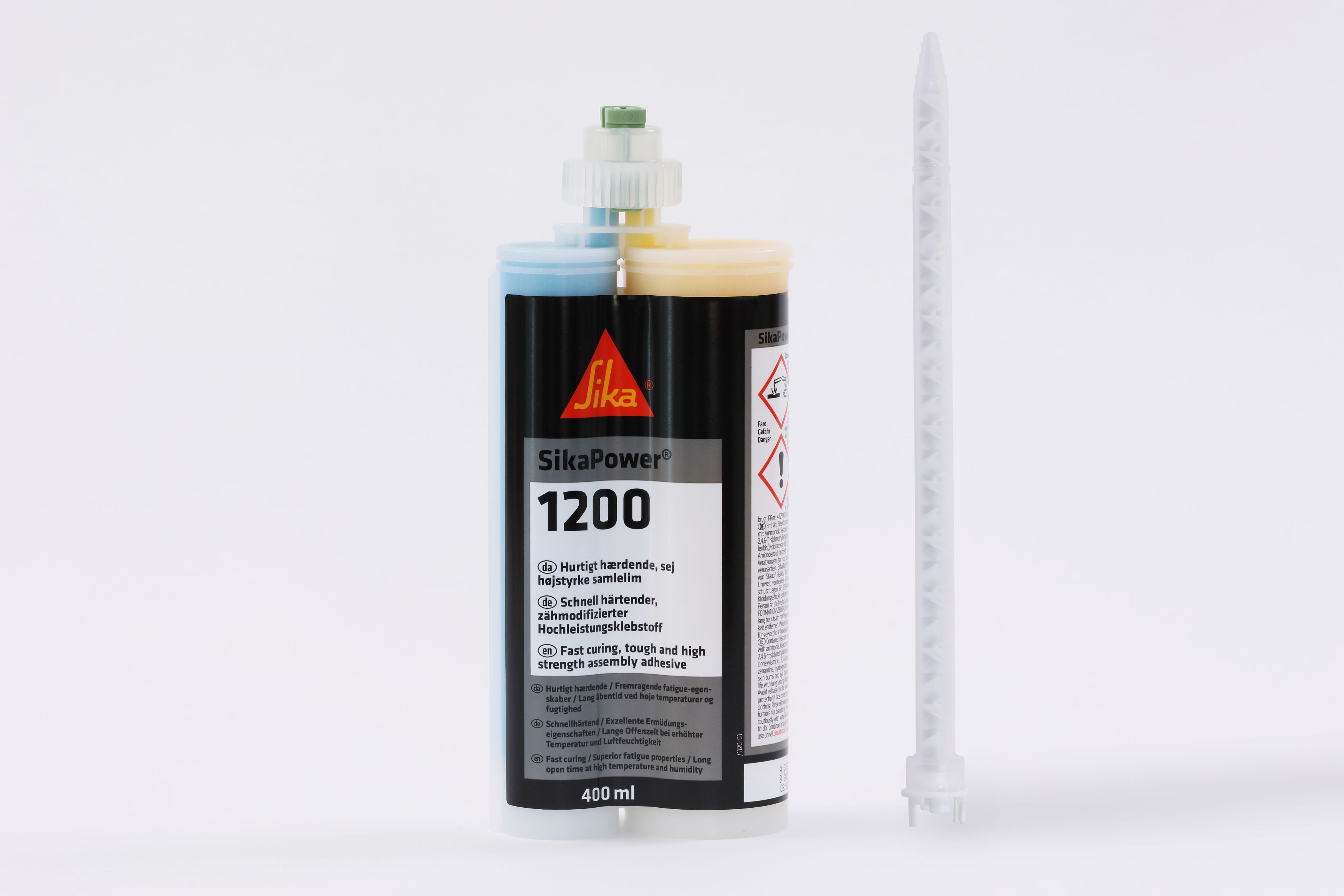 SikaPower-1200 (A+B) double cartridge 400 ml, epoxy adhesive