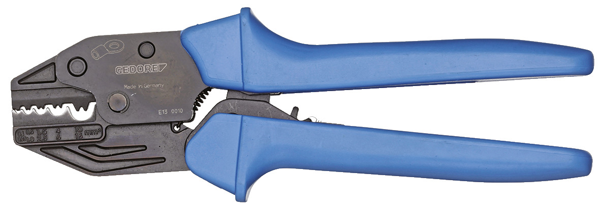 Crimp wrench for cable lugs