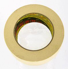 3M Low Adhesion Masking Tape 1104, Beige, 48 mm x 50 m