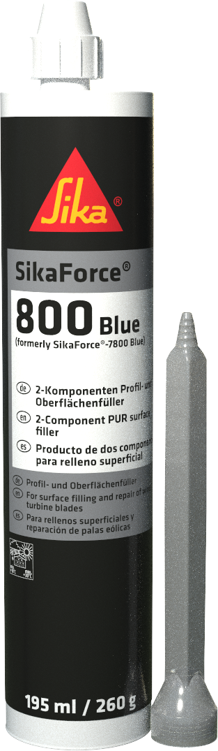 SikaForce-800 Blue (ancienne SikaForce-7800 Blue), 195 ml cartridge incl. mixing nozzle