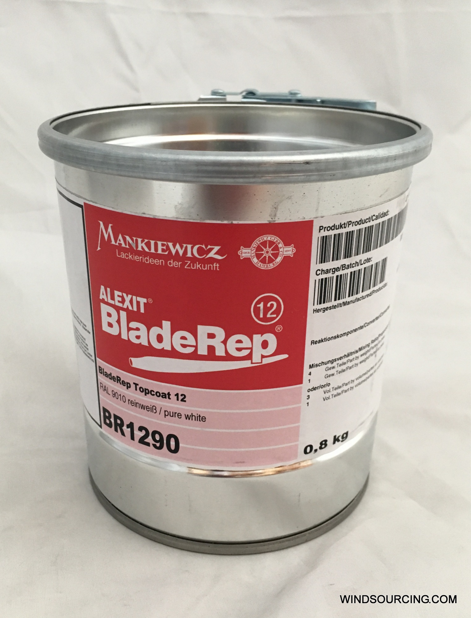 ALEXIT BladeRep Topcoat 12, RAL 9010 Reinweiß, 800 gr, BR1290