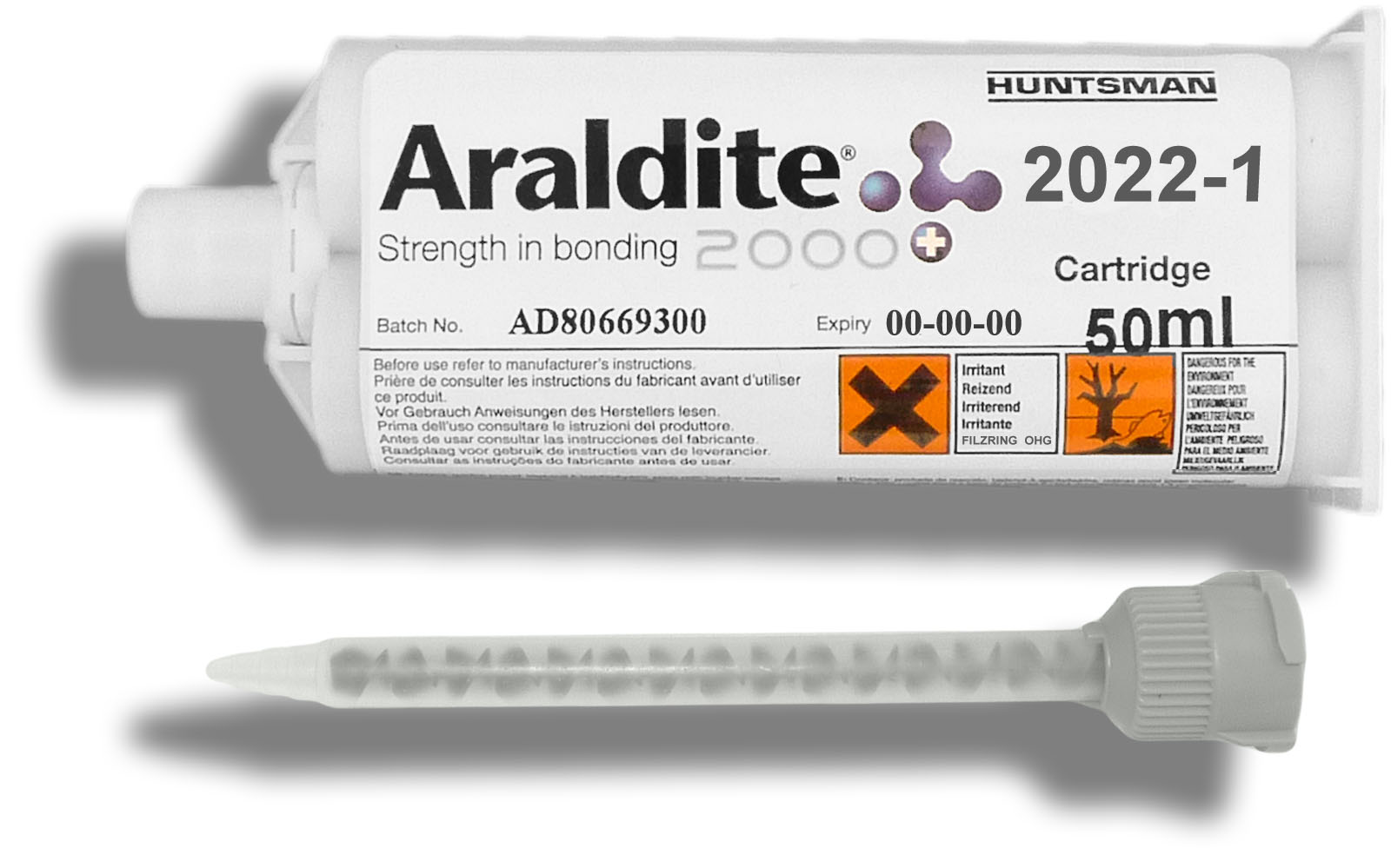 Araldite 2022-1, 50 ml Kartusche inkl. Mischdüse