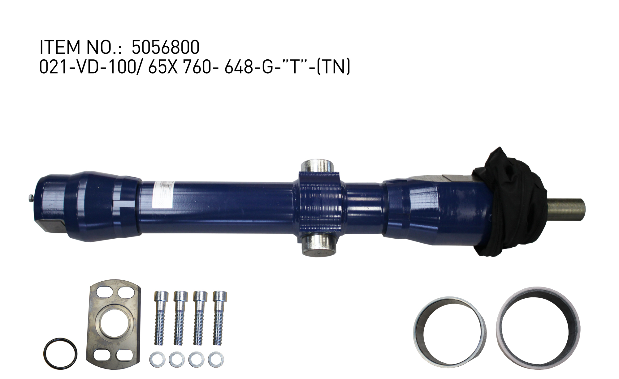 021-VD -100/ 65X 760- 648-G-"T"-(TN) - Hydraulikzylinder Pitchsysteme Vestas Art.Nr. 108596