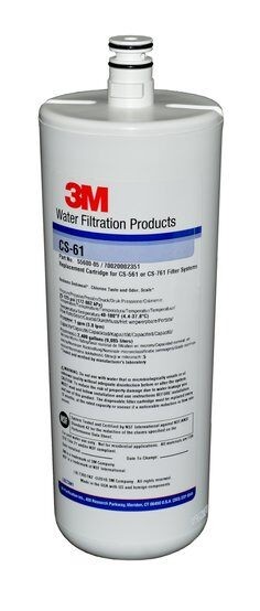 3M Water Filtration Cartridge, CS-61, 5560010