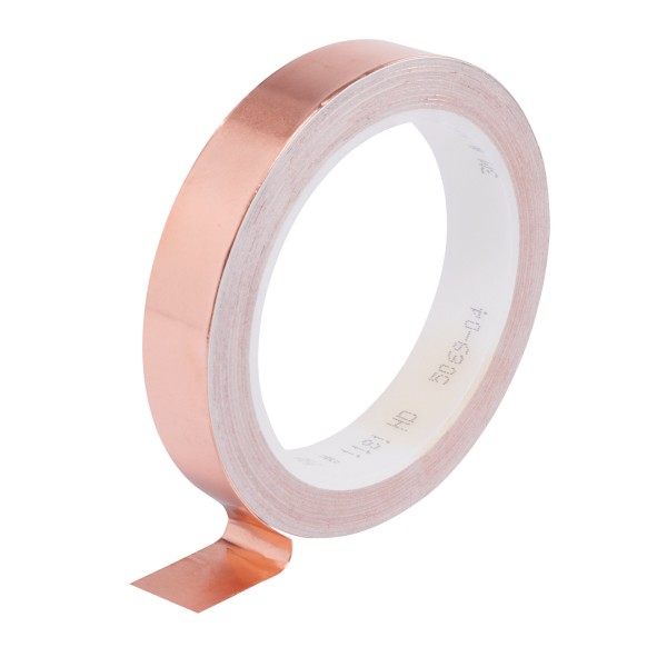 3M™ Copper EMI Shielding Tape 1181, 19mm x 16,5m