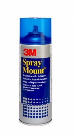  3M Mount repositionable Spray Adhesive, Clear