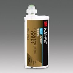 3M Scotch-Weld Low Odour Acrylic Adhesive DP8805NS, Green, 490 ml
