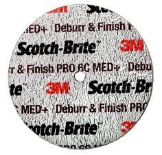 Scotch-Brite Deburr and Finish PRO Unitized Wheel DP-UW, 152 mm x 12.7 mm x 12.7 mm, MED
