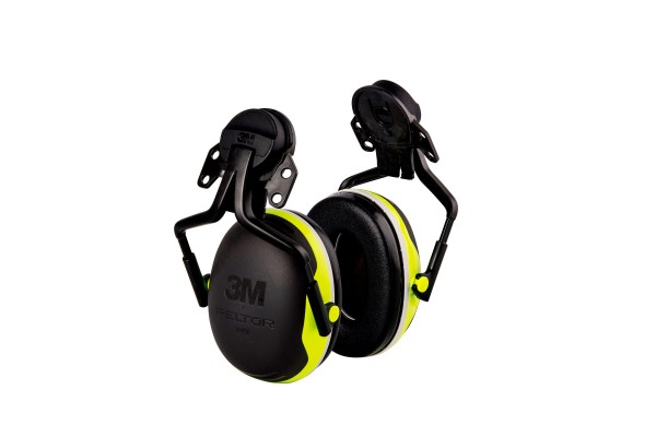 3M™ PELTOR™ Earmuffs, 32 dB, Hi-Viz, Helmet Mounted, X4P3