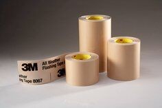 3M Flexible Air Sealing Tape 8067E - FAST F, Tan, 60 mm x 25 m, 0.25 mm, 30-30 Single Split