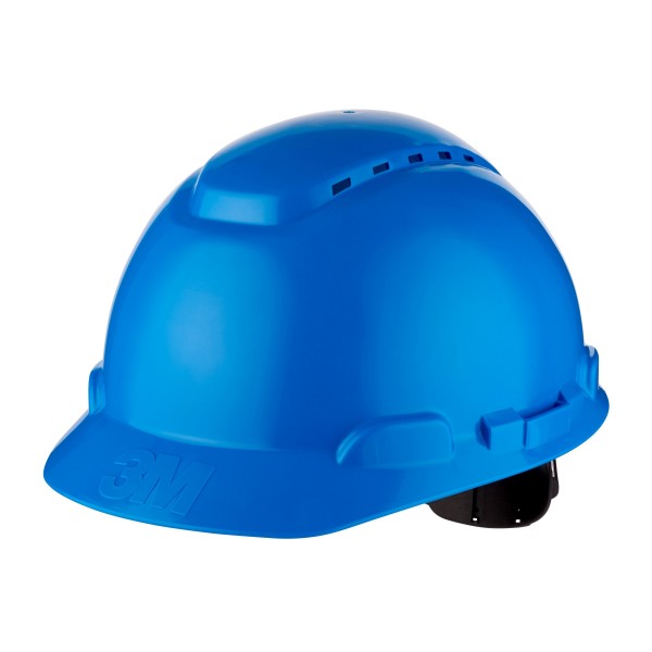 3M™ Schutzhelm H700-Serie H700CB in Blau, belüftet, mit Pinlock und Kunststoffschweißband