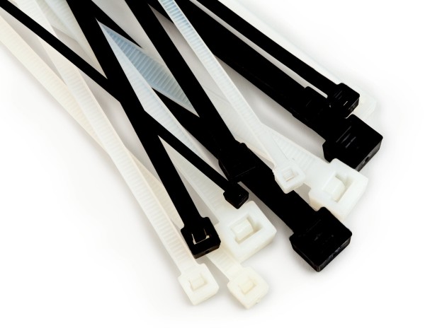 3M™ Scotchflex™ Cable Tie FS 200 DW-C, black, 200 x 7,5mm
