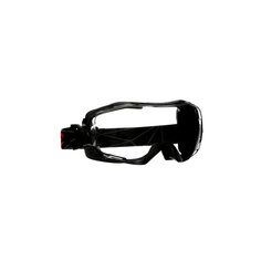 3M GoggleGear 6000 Vollsichtbrille, schwarzer Rahmen, Scotchgard Antibeschlag-/Antikratz-Beschichtun