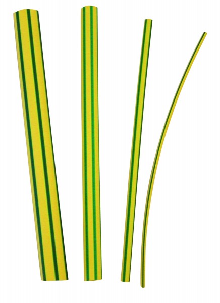 3M™ GTI-3000 Heatshrink Tubing 39,0/13,0 mm Green/Yellow striped